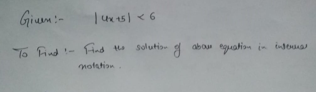 Algebra homework question answer, step 1, image 1